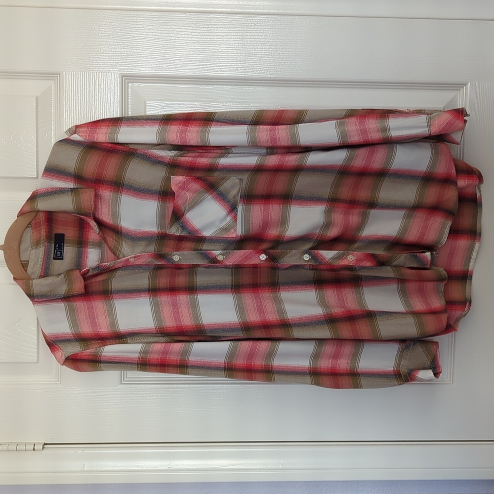 GAP Flannel Button Down Shirt Tall Small